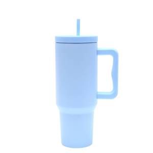 NEW CREATIVE GIFTS INTERNATIONAL stainless steel modern tumbler in light blue